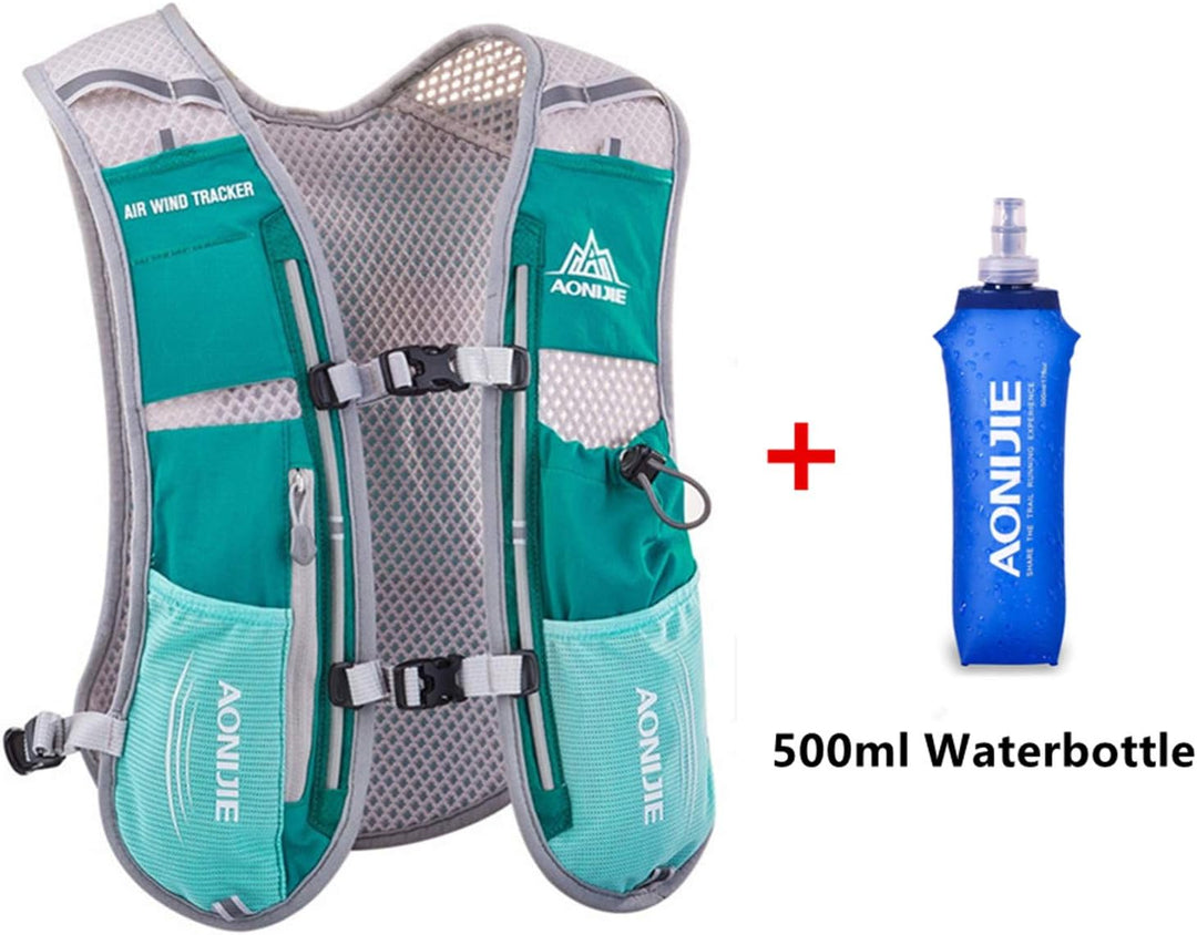 5L Ultraleicht Trinkrucksack Trail Rucksack Trinkweste, Hydration Pack Fahrradrucksack für Laufen, C