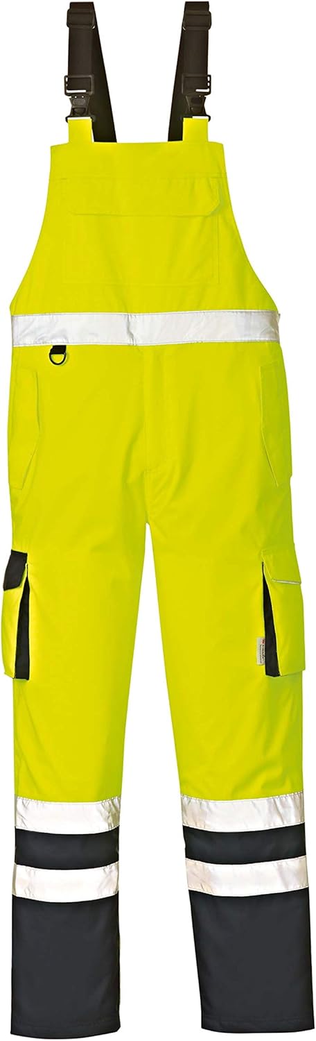4 Protect Warnschutz Latzhose Chicago 3486 Wetterschutzhose XL XL Gelb/Blau, XL Gelb/Blau