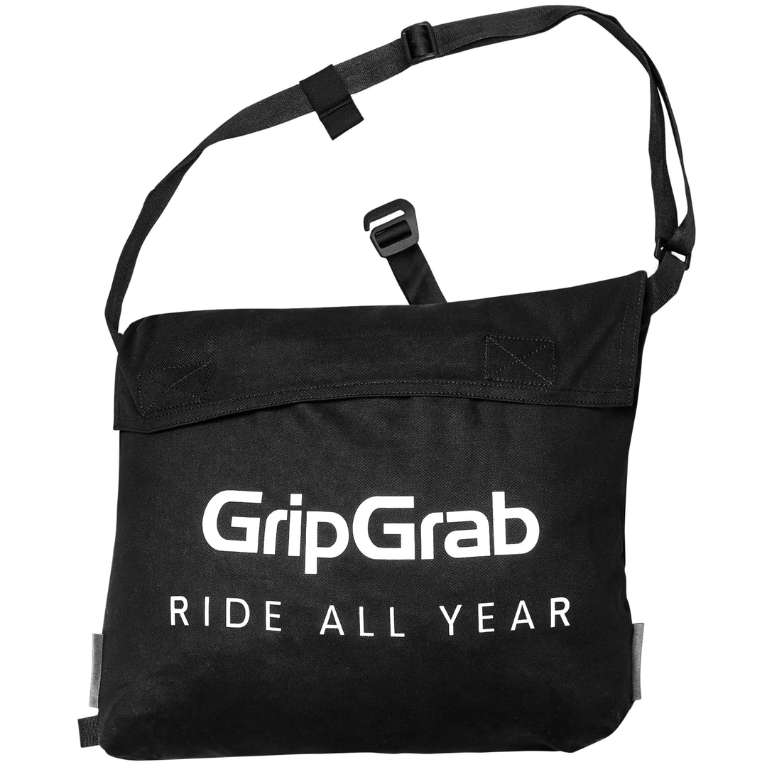 GripGrab R.A.Y. Musette Bag – Fahrrad Umhängetasche 7L Messenger Tasche | Cycling Musette Bag aus Bi