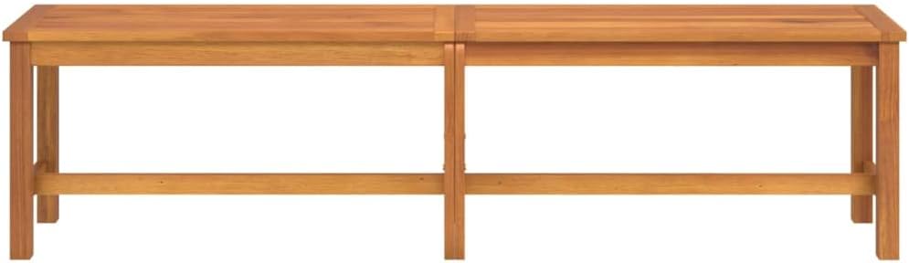 vidaXL Gartenbank 180x35x45 cm Massivholz Akazie 180 x 35 x 45 cm, 180 x 35 x 45 cm