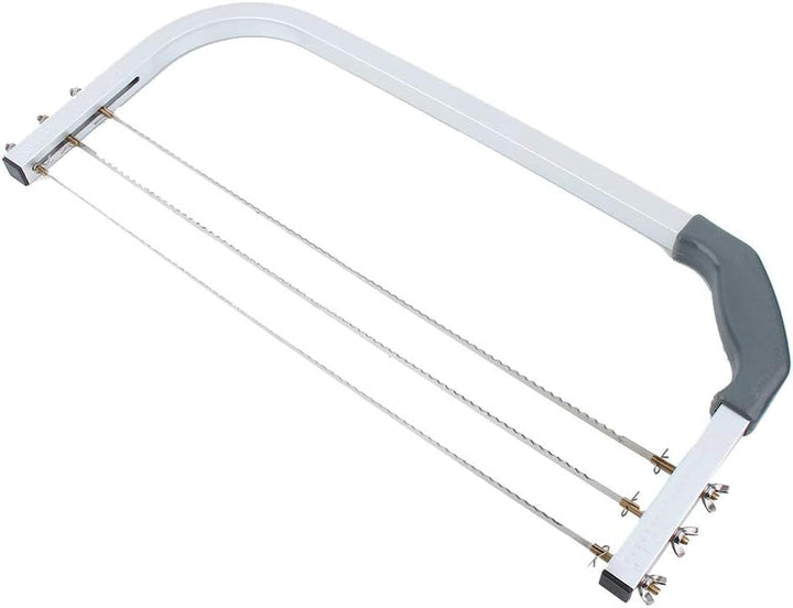 Alvinlite Tortenschneider - 3 Drähte Tortenbodenteiler, Rostfreier Edelstahl, 52cm Kuchenschneider m