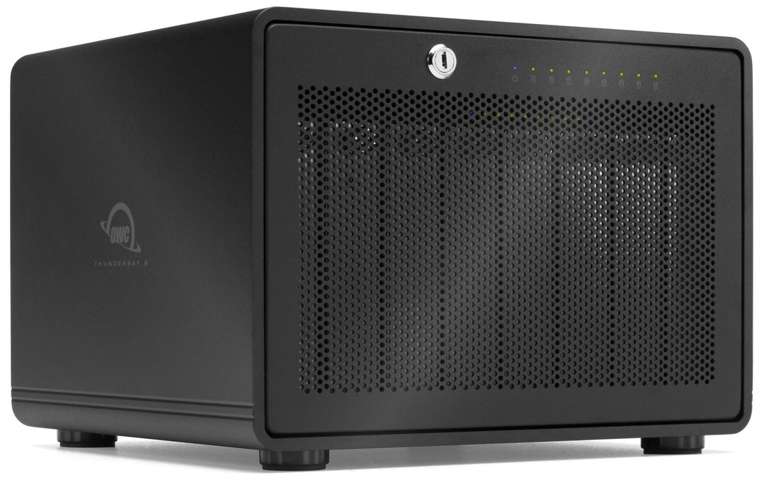 OWC ThunderBay 8 RAID 5 Edition Externes 8-Bay-Laufwerk mit Zwei Thunderbolt 3-Anschlüssen 0 TB RAID