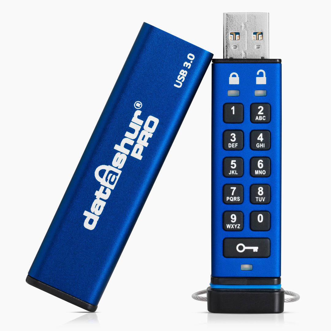 iStorage datAshur PRO 8 GB - Verschlüsselter USB-Speicherstick - Zertifiziert nach FIPS 140-2 Level