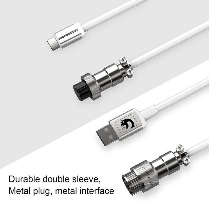 Computer-Gaming-Tastaturkabel, kundenspezifisches gewickeltes Fliegerkabel für mechanische Tastatur,