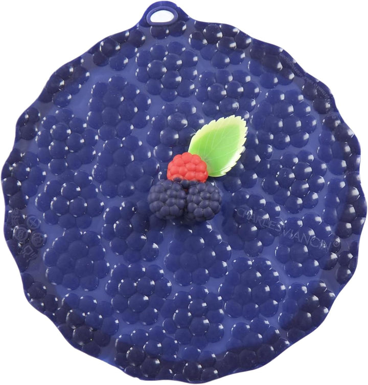 Charles Viancin - Blackberry Silikon-Deckel für die Aufbewahrung von Lebensmitteln - 20cm - BPA-frei
