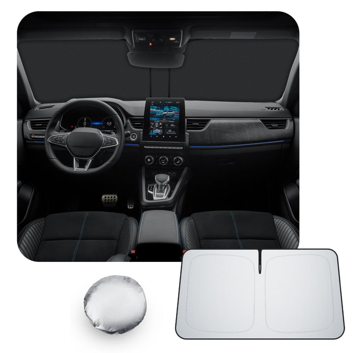 [Upgrade] CDEFG Kompatibel mit Renault Arkana 2021-2025 2026 Sonnenschutz Abdeckungen Frontscheibe S