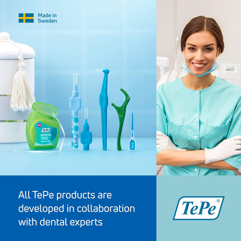 TEPE Interdentalbürsten Original ROT 0,5 mm, 25 Stück Rot/Ausflug, Einfarbig (Getaway Solids) 25 stü