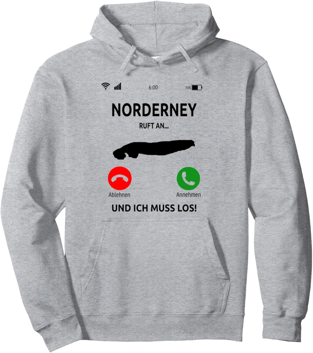Norderney Ruft An Design Ostfriesische Insel Urlaub Nordsee Pullover Hoodie