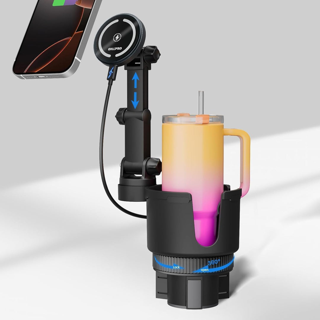 Magnetische kabellose Kfz Ladegeräthalterung, Kompatibel mit MagSafe Autohalterung und iPhone 14/14