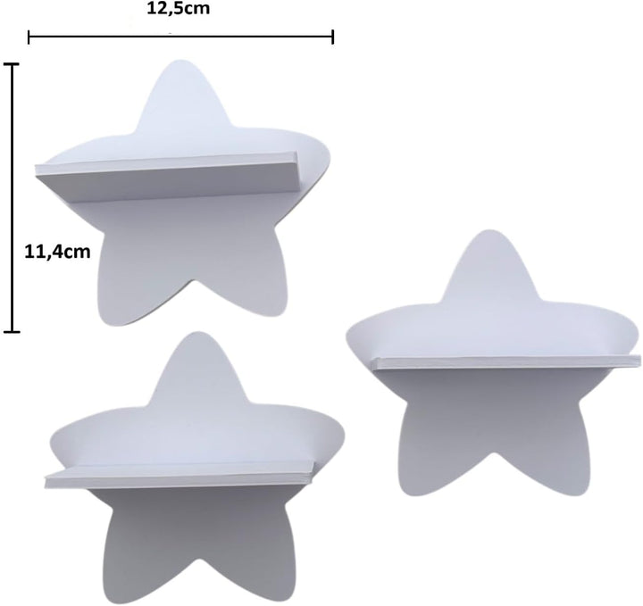 Mini Stern-3er-Set kompatibel für Toniefiguren, Tonieregal Toniebox Tonie Erweiterung - Erweiterungs