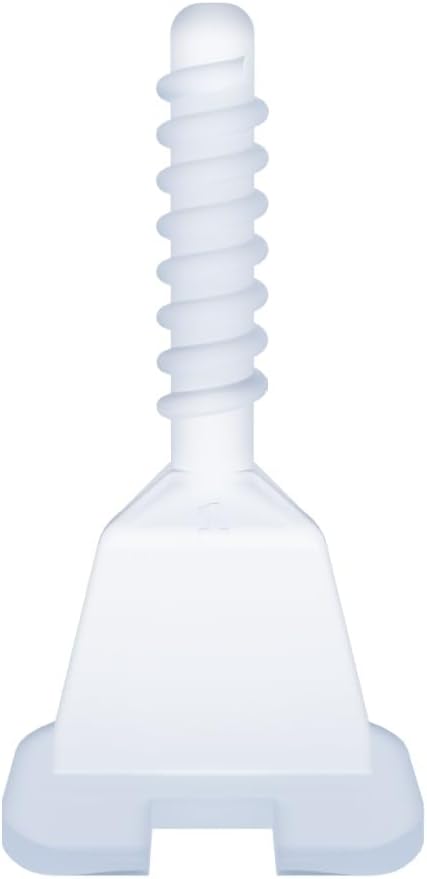 CILSON - Fliesen Nivelliersystem Tornado 1mm, Kit 200 Teilig, 100 Stück Gewindelaschen + 100x Gewind