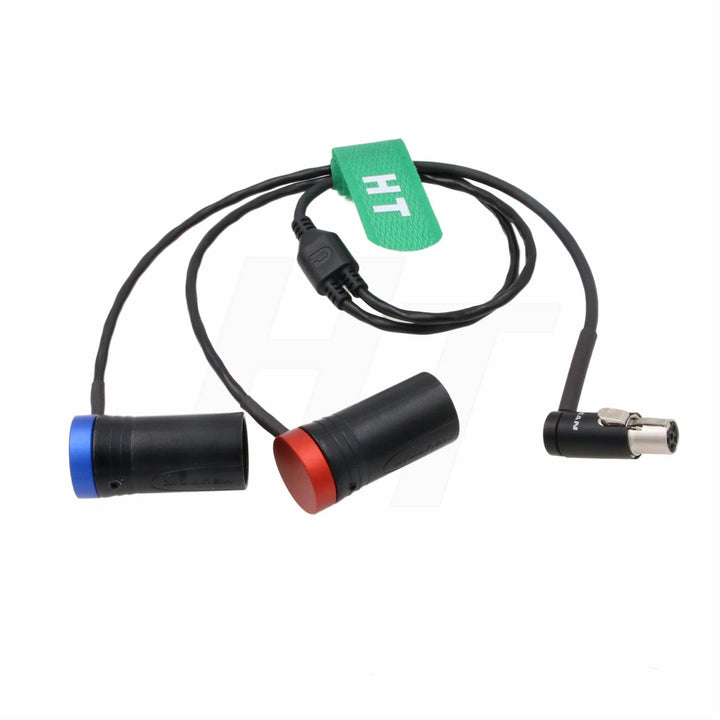 HangTon Audio-Y-Kabel für Sennheiser Zaxcom Lectrosonics SRc5P Receiver zu Kamera-Mixer-Aufnahmegerä