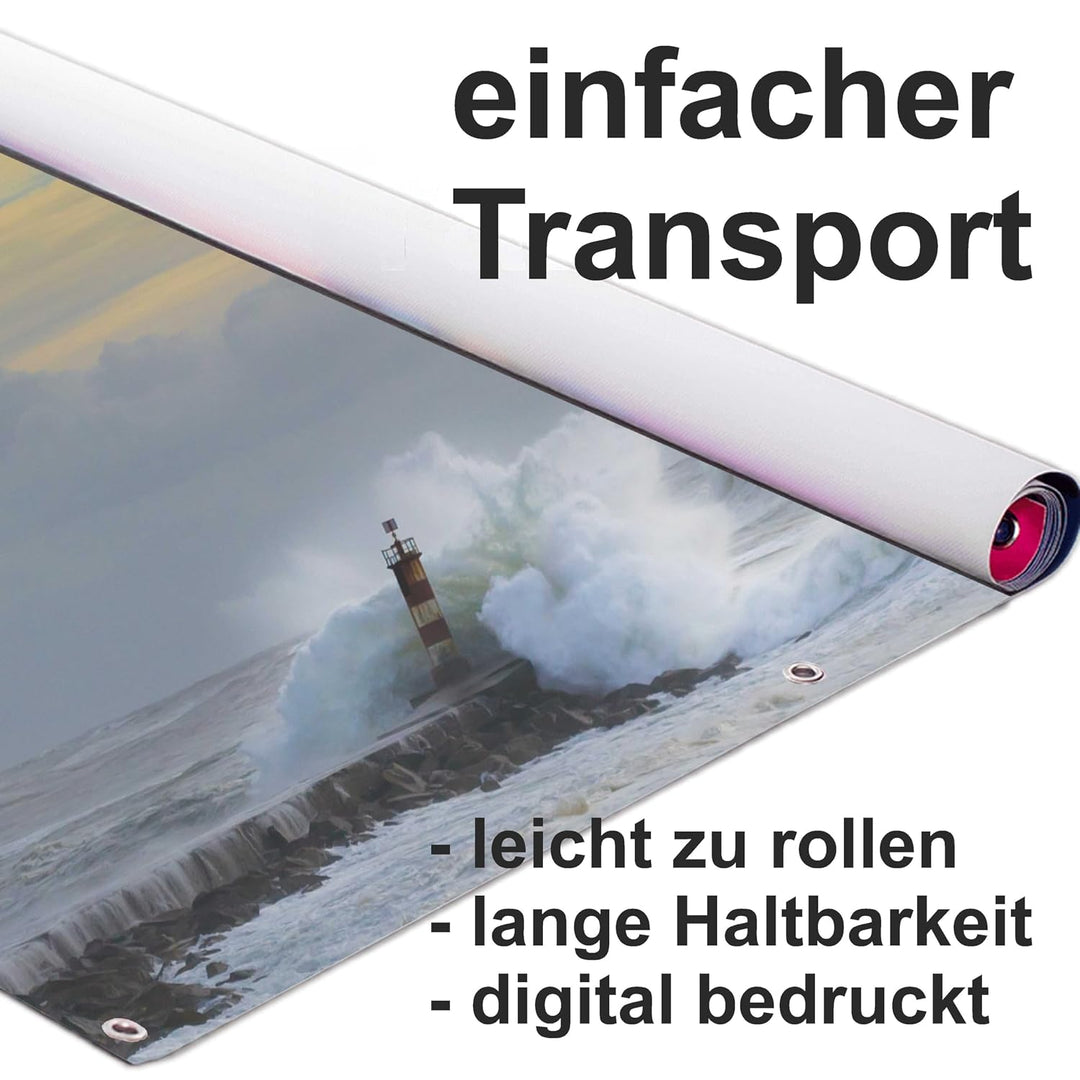 Personalisiertes Abibanner – mit eigenem Text & Foto gestalten – Banner für Abschlussfeier, Abi-Part