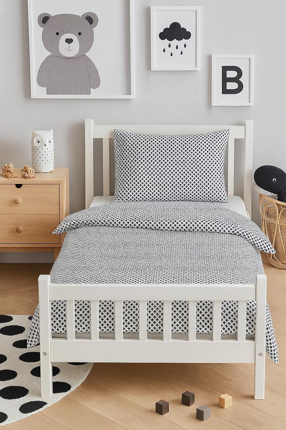 Babylux Bettwäsche Bezug 2 TLG. 100 x 135 cm Kinderbettwäsche Bettwäsche Bettset Babybettwäsche (107