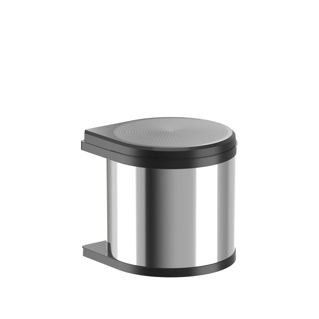 Hailo 351203 Mono Abfallsammler 12 Liter, edelstahl/schwarz A One