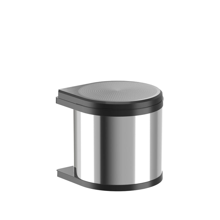 Hailo 351203 Mono Abfallsammler 12 Liter, edelstahl/schwarz A One