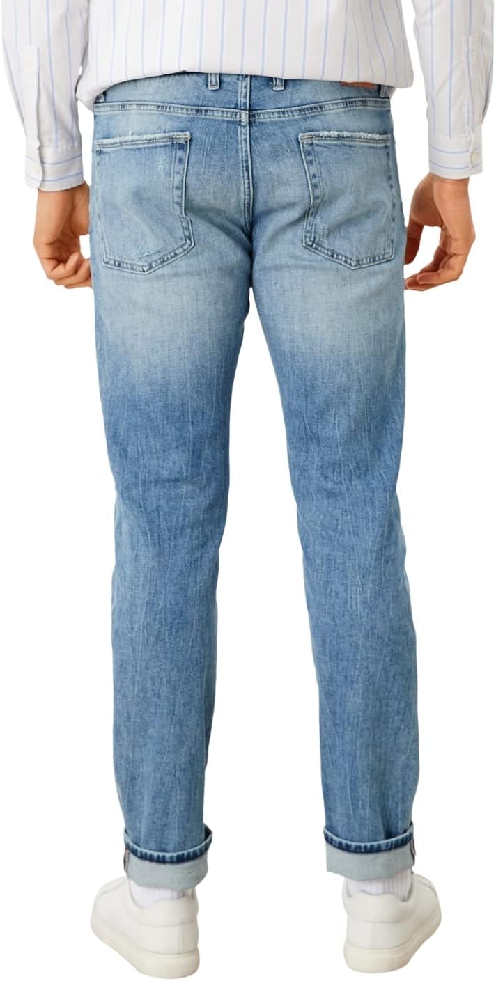s.Oliver Herren Pants 36W / 32L Light Blue Stretch, 36W / 32L Light Blue Stretch