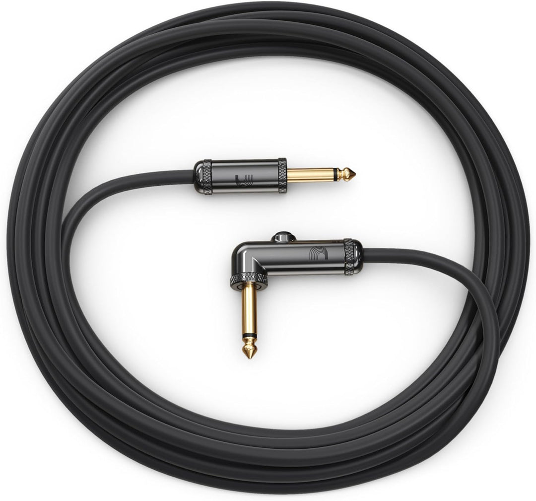 Planet Waves PW-AGRA-20 Custom Series Cables 6,1m (20 Fuss) schwarz 20 Fuss Momentaler rechter Winke