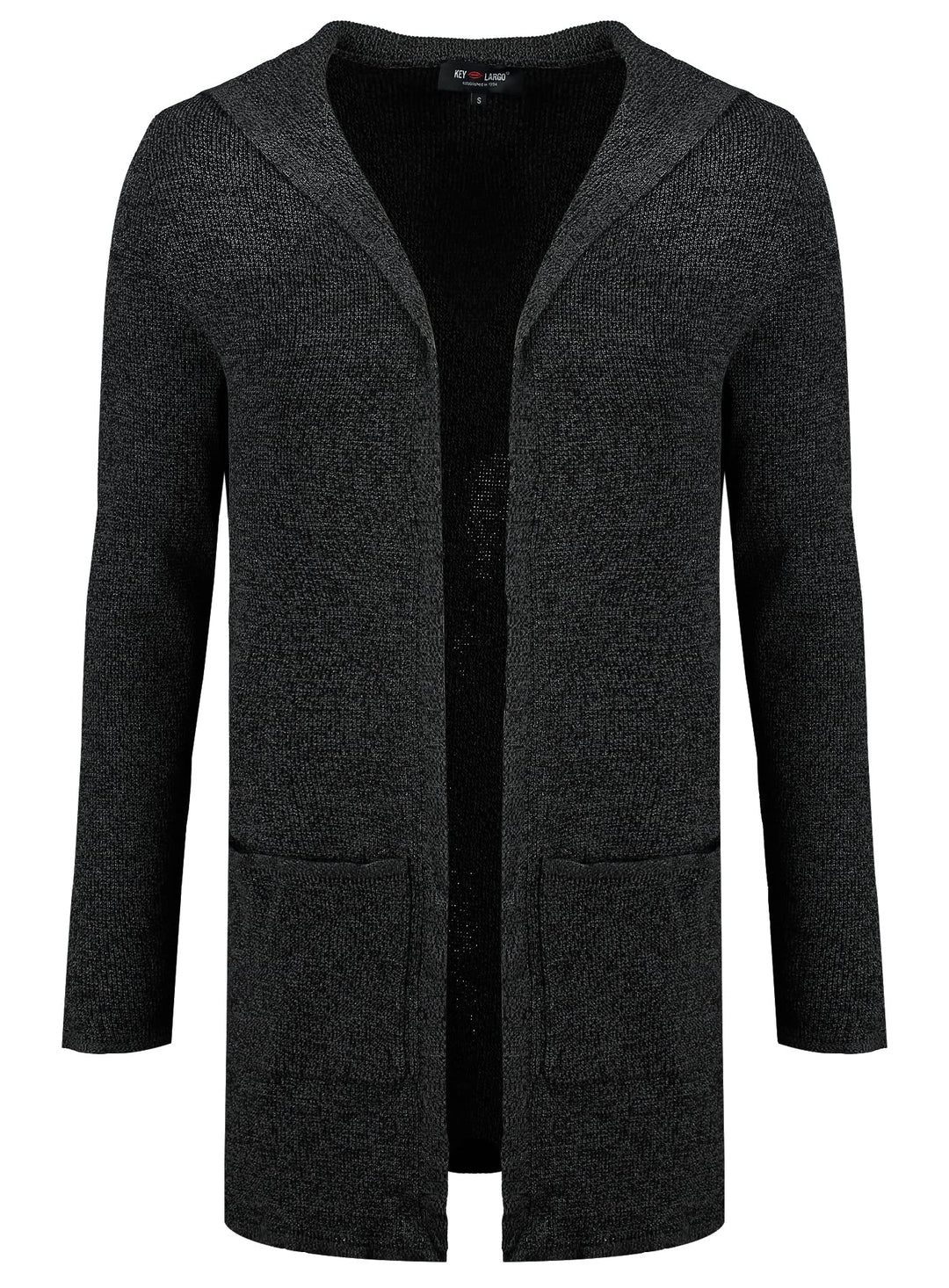 KEY LARGO Herren River Jacket Long Strickjacke, Anthra (1101)