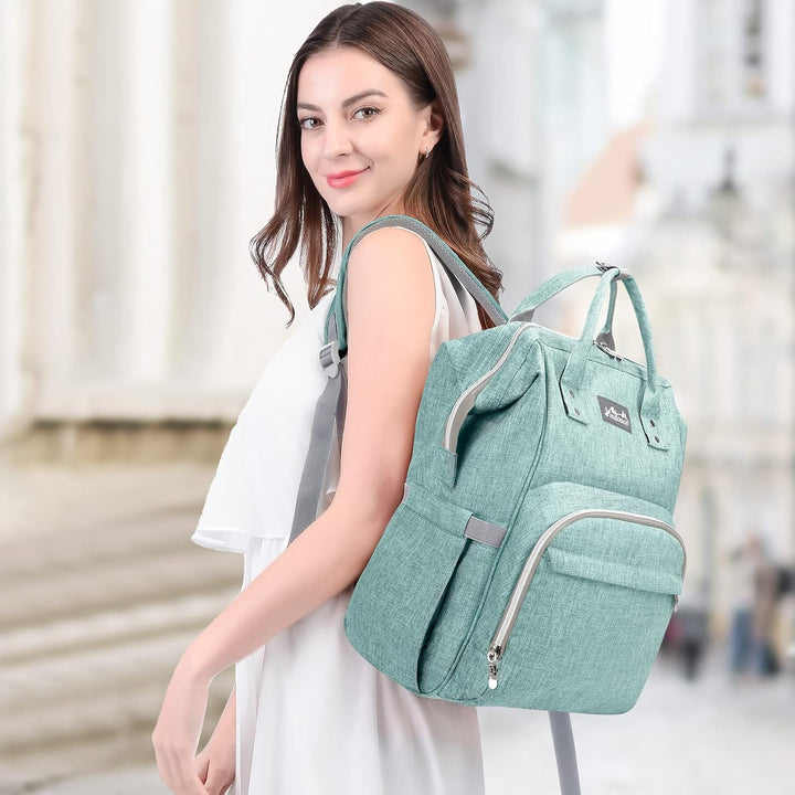 Viedouce Baby Wickelrucksack Wickeltasche Babytasche,Wasserdicht Oxford Grosse Kapazität für ausgehe