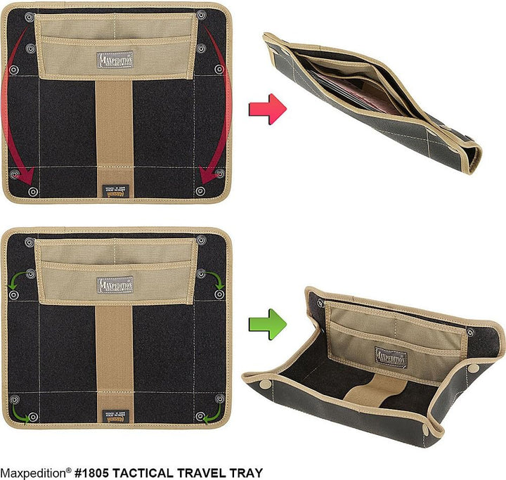 Maxpedition Gear Tactical Travel Tray Grün (Foliage Green), Grün (Foliage Green)
