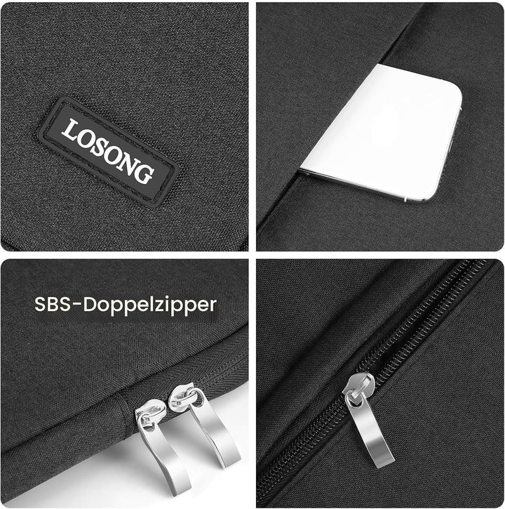 Losong Tragbare Monitorhülle, Schutzhülle für die meisten 47 cm (18,5 Zoll) tragbaren Monitore, wass