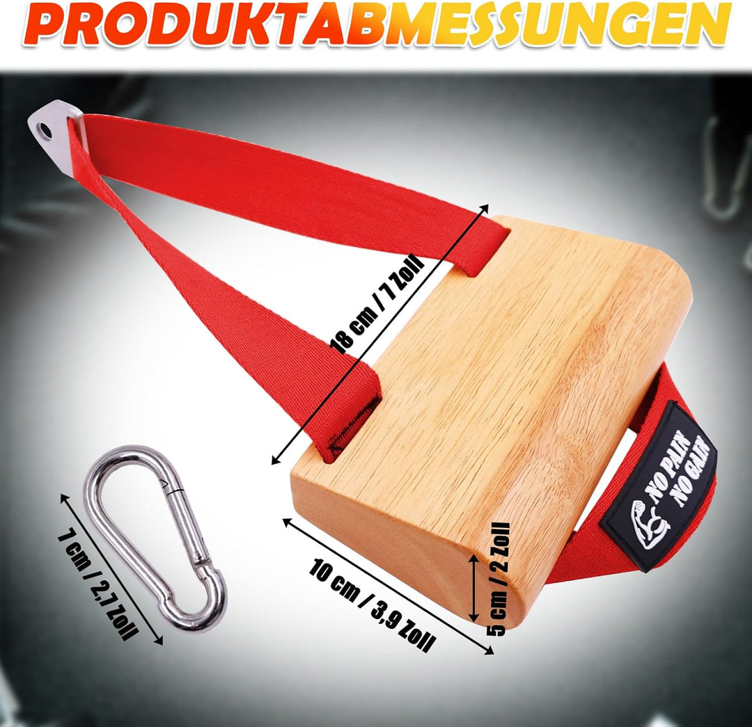 J Bryant Armwrestling-Stärkegriff – Ergonomischer Holzgriff-Trainer für Unterarm & Handgelenk, Funkt