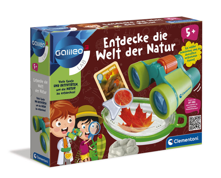 Clementoni Galileo Lab – Entdecke die Welt der Natur, spannender Koffer zum Erkunden der heimischen