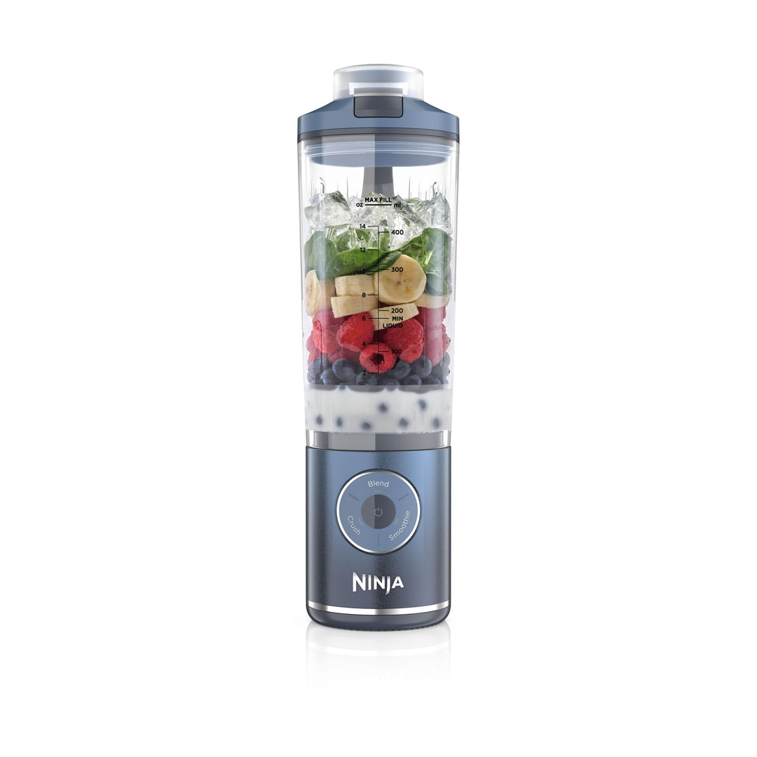 Ninja Blast Max Tragbarer Mixer/Blender/Smoothie Maker, 570 ml, BC251EUNV | wiederaufladbar, Mixbech