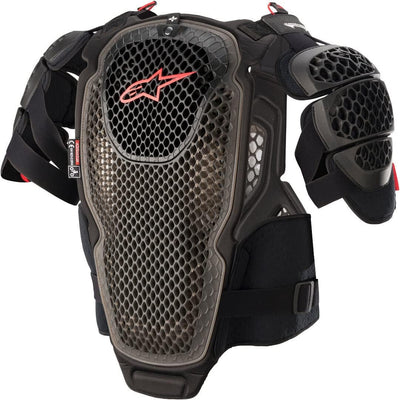 Alpinestars A-6 Brustprotektor M/L M-L BLACK ANTH RED, M-L BLACK ANTH RED