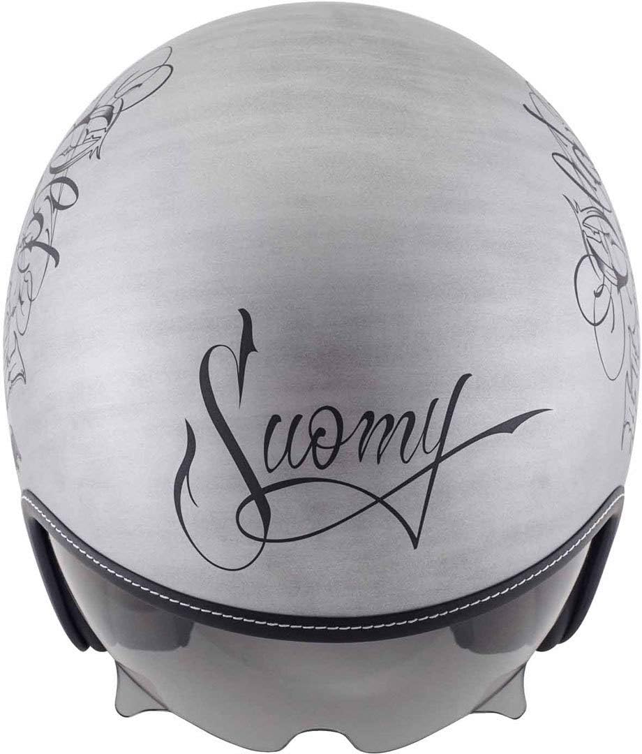 SUOMY Helm Vortex Schwarz Matt L L silber / schwarz, L silber / schwarz
