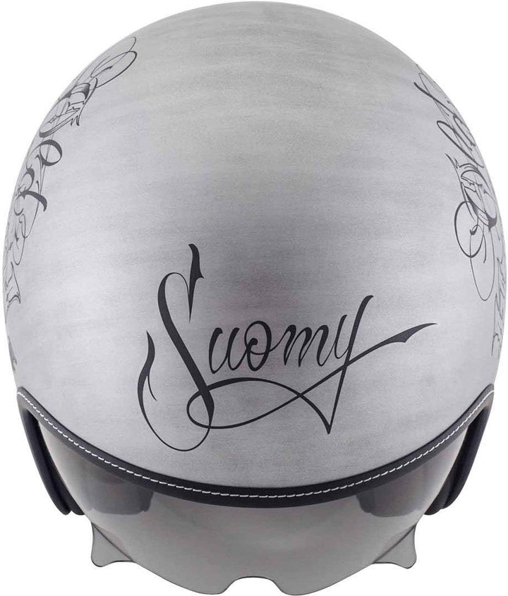 SUOMY Helm Vortex Schwarz Matt L L silber / schwarz, L silber / schwarz