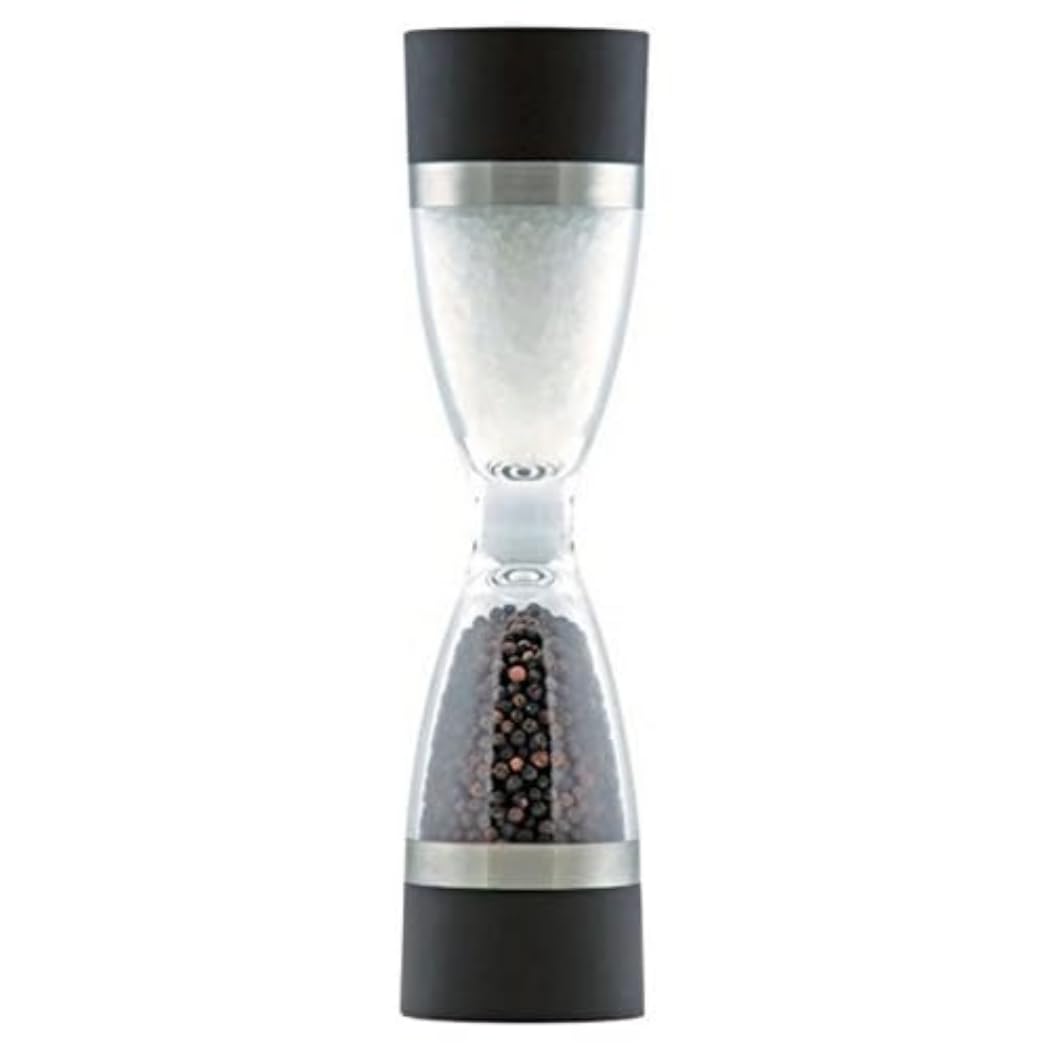 LACOR 62816 Gewurzregal Doppelt 90 Gr, Acryl, Black, 9 x 9 x 19 cm