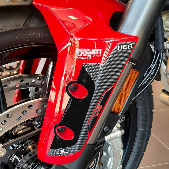 Resin Bike Motorrad-Aufkleber, kompatibel mit Ducati Multistrada V4 1100 2021, Motorrad-Schutz vor S