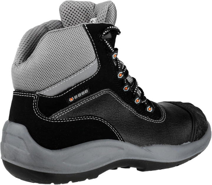 Base B119 Mens Kampfstiefel 38 EU Schwarz Grau, 38 EU Schwarz Grau