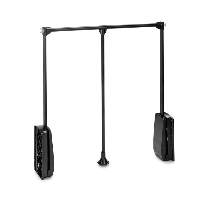 Emuca - Kleiderlift für Schrank, Ausziehbarer Kleiderlift 830-1150mm Breite, Schrankinnenseiten Mont