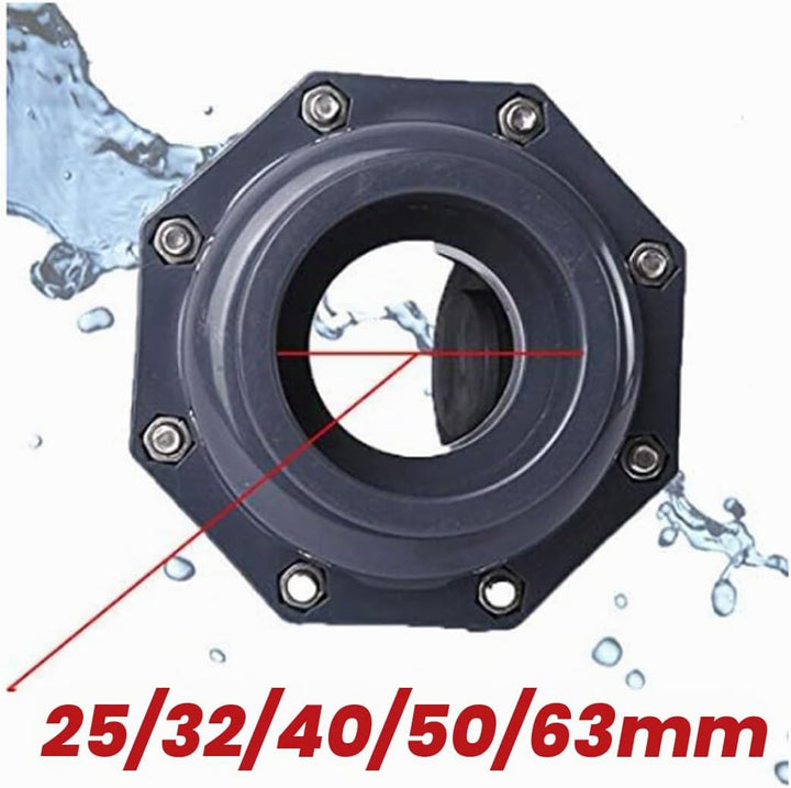 Swing Check Valve SENRISE Non-Return Check Valve PVC Double Union Solvent Weld Pipe Fittings for Met