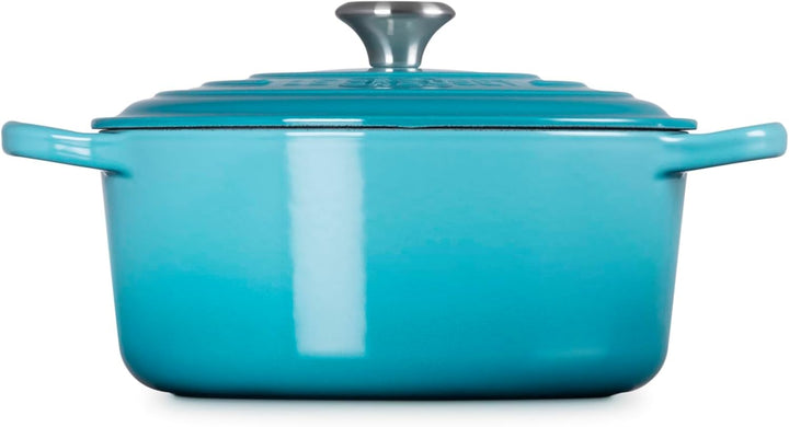 Le Creuset Signature Gusseisen-Bräter mit Deckel, Ø 22 cm, Rund, Für alle Herdarten und Induktion ge