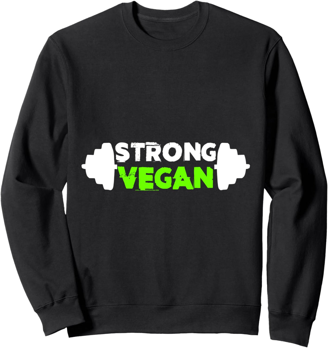 Starkes, veganes Strongman Gym Kreuzheben, Kraftsport Sweatshirt