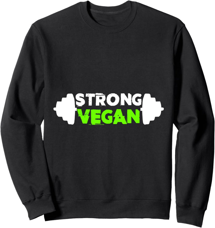 Starkes, veganes Strongman Gym Kreuzheben, Kraftsport Sweatshirt