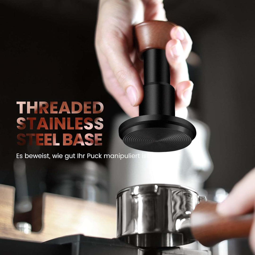 Tamper 54mm, 30lbs Konstantdruck Druckregulierend Fundierte Rückmeldung Espresso Tamper für Sage Bar