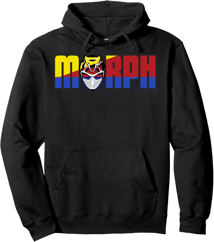 Power Rangers Beast Morphers Retro Tech Logo Pullover Hoodie