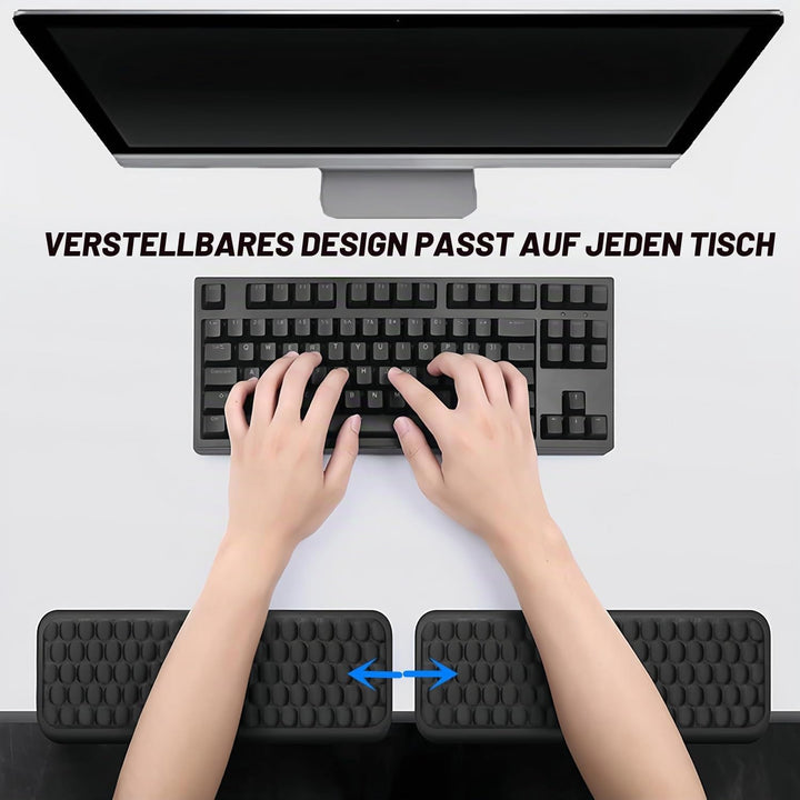 lomonmen Armauflage Schreibtisch,2 Stück L-förmige Schreibtisch Handgelenk Ellenbogenstütze,Ergonomi