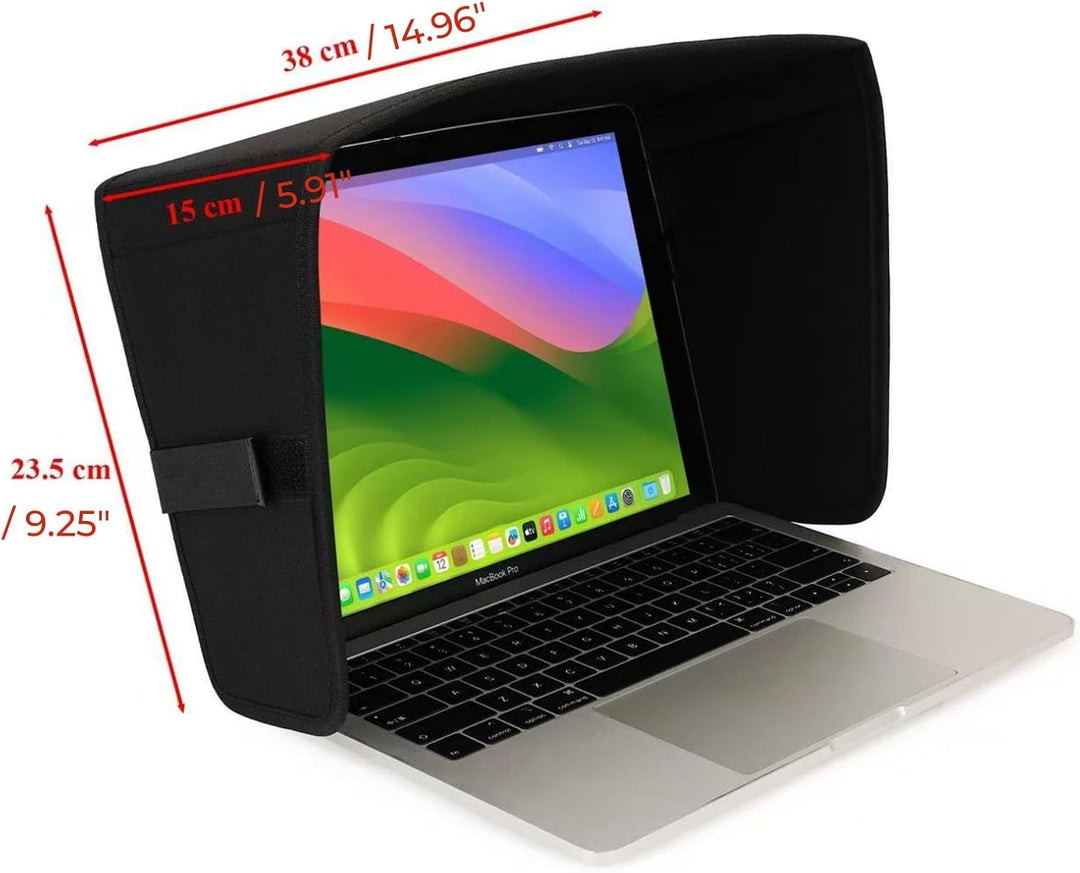 TYTX Laptop-Sonnenschutz für Arbeiten im Freien-passend für 15-16 Zoll Geräte, leichte Computer-Sich