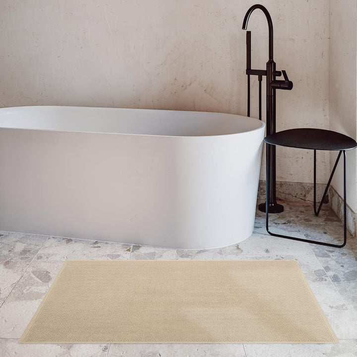 Badematten für Badezimmer, Badewanne, 100% Baumwolle, 900 g/m², 20 x 34 cm, weich, saugfähig, maschi