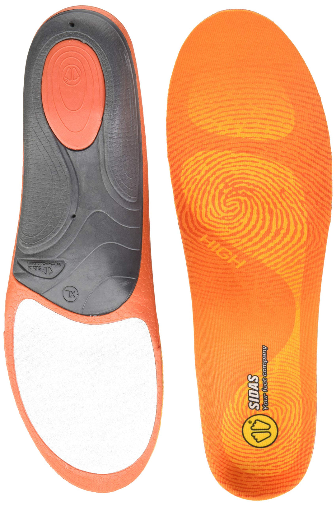 Sidas 3feet Winter High-einlegesohlen Sohlen L Orange, L Orange