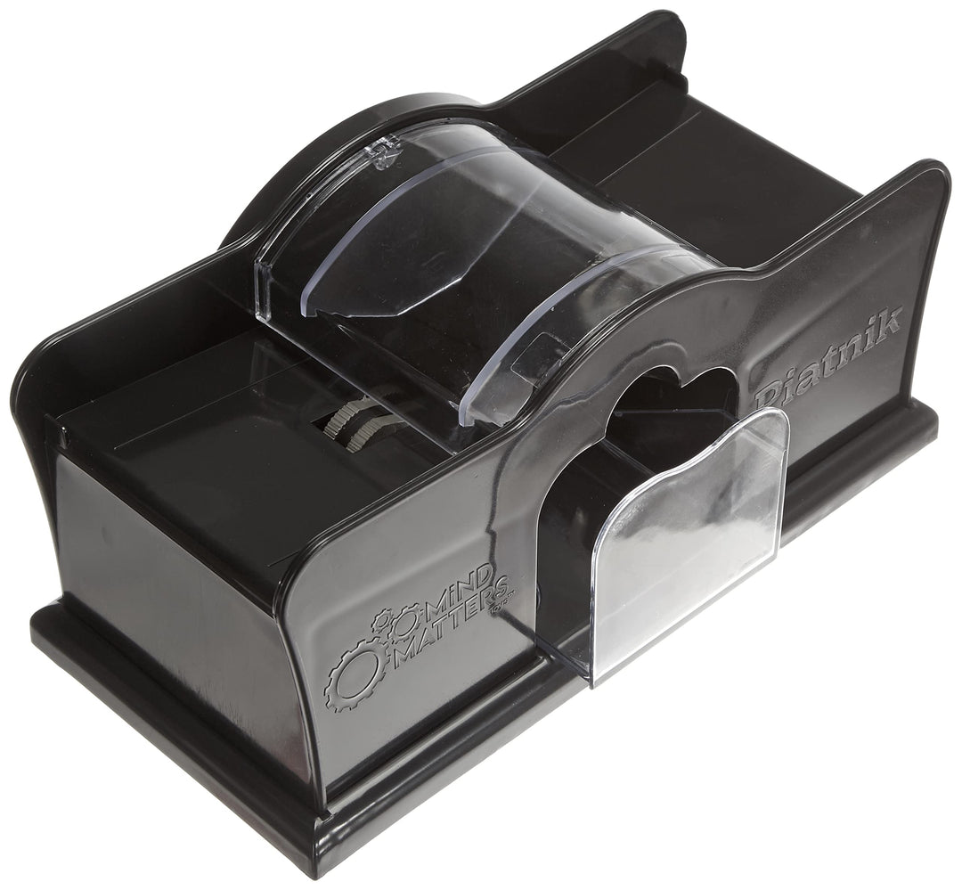 Piatnik 00 2996 Kartenmischmaschine mit Kurbel, Schwarz