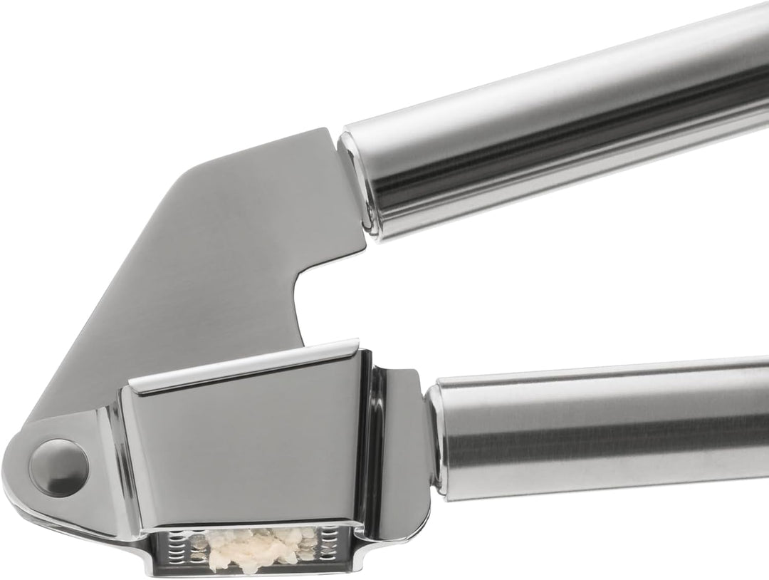WMF Profi Plus Knoblauchpresse Edelstahl 17,5 cm, Cromargan Edelstahl teilmattiert, Knoblauchpresse
