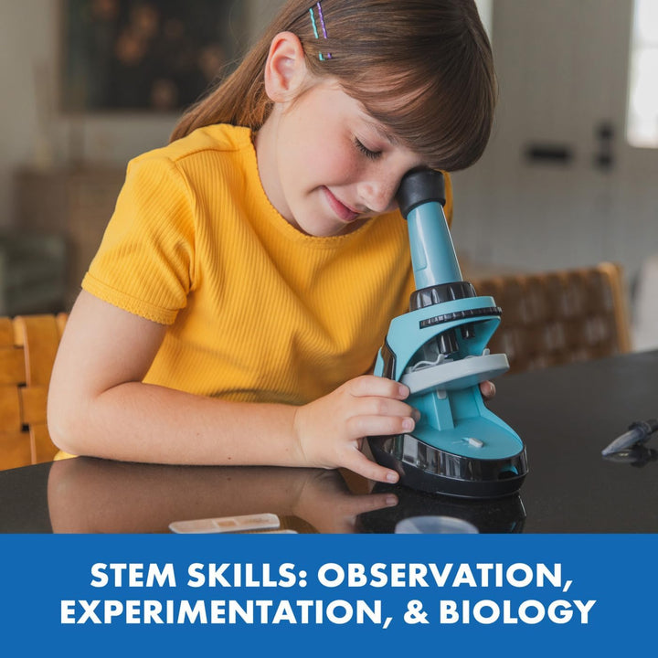 Learning Resources GeoSafari Kinder‑Mikroskop‑Set 50–400×, 28Teile – Wissenschaftsspass ab 7Jahren,
