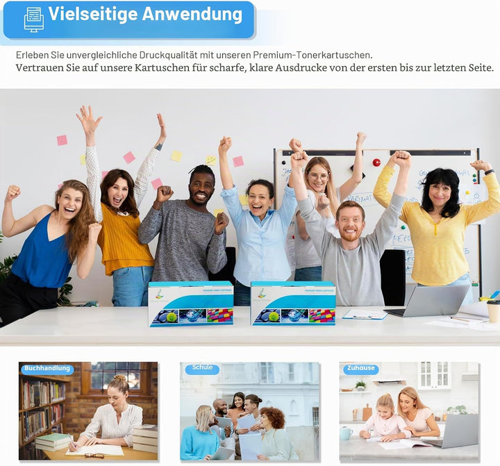 TRUE IMAGE Kompatibel Tonerkartusche als Ersatz für HP 26X 26A CF226X CF226A Laserjet Pro M402dne M4